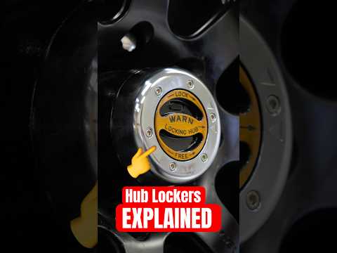 What are HUB LOCKERS - FULL mechanical breakdown! #automobile #4wd #offroad