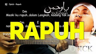 Download lagu Kunci Gitar Rapuh - Opick Mudah Untuk Pemula mp3