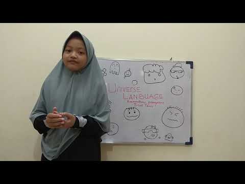 Ziani Diesy Ramadhani in Ramadhan English Program With Universe Language