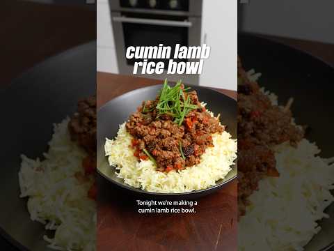 Cumin Lamb Rice Bowl