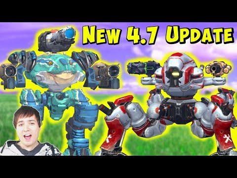 New War Robots 4.7 Update LIVE - Testing Different Max Mk2 Setups WR