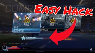How To Get Higher Season Rewards In Rocket League *EASY HACK*