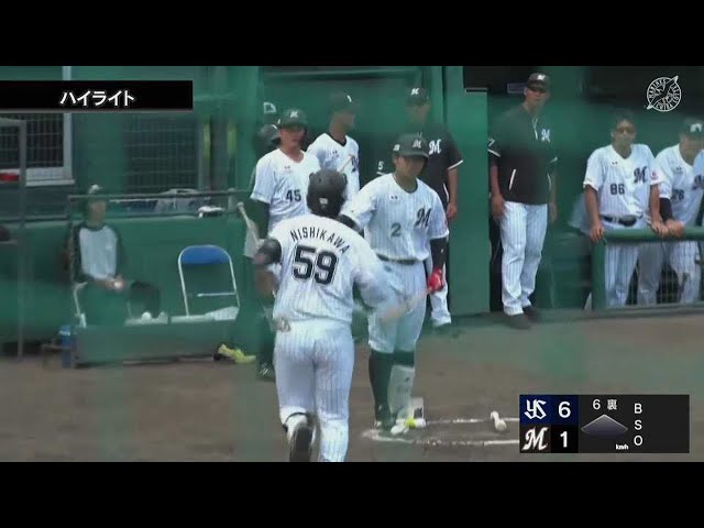 【ファーム】7月12日 千葉ロッテマリーンズ 対 東京ヤクルトスワローズ ハイライト