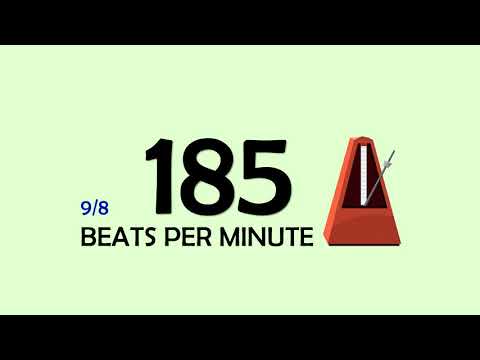 185 BPM 9/8 Metronome