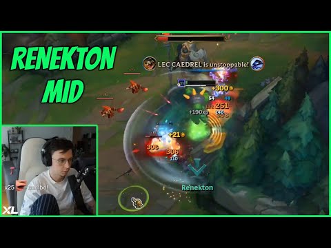 Caedrel Shows The Power Of Renekton Mid