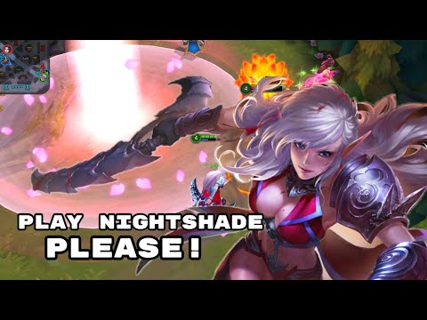 (PickMyTrick) Taking all of their mana! Nightshade! | Heroes Evolved