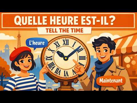 #13 "Quelle heure est-il ?" ⏰ | Tell the Time in French! (A1) #podcast #learnfrench