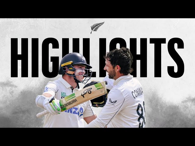 Conway and Latham hit twin Centuries AGAIN | Highlights | New Zealand v West Indies | 3rd Test Day 4