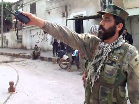 انتشار مقاتلي لواء شهداء إدلب بقيادة باسل عيسى داخل مدينة حارم بعد السيطرة عليها