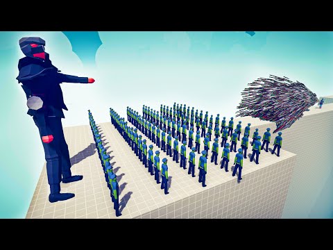 100x ZOMBIE POLICE + TERMINATOR vs EVERY GOD - Totally Accurate Battle Simulator