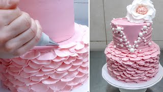 רעיון לקישוט עוגת רפל חמאה - איך לעשות את Cakes StepbyStep