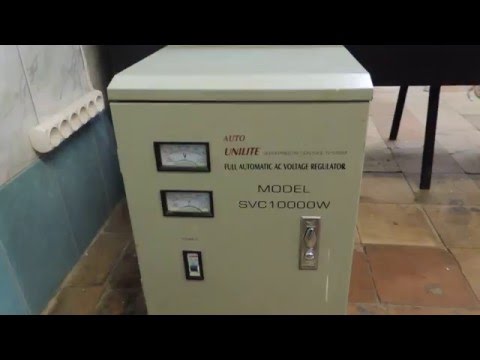 Осмотр неисправного стабилизатора SVC 10000 W