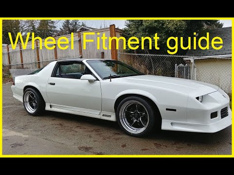 WELD RACING S71 Wheel Fitment guide ( Pt3) (1982-1992 Camaro/Firebird)