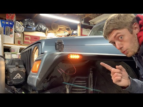 Jeep TJ Build Part 1: 35\" Tires and Flat Fender Flares