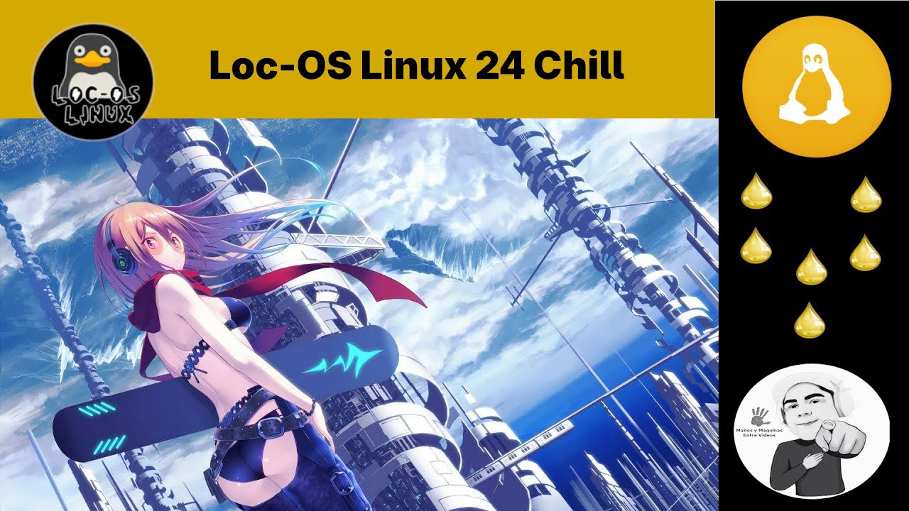 Primeras impresiones Loc-OS  24 Chill prueba con 4 Gb de RAM 😄