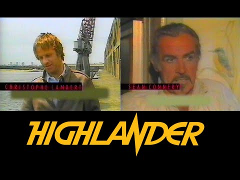 1986  |  Highlander  |  interview with Christopher Lambert and Sean Connery