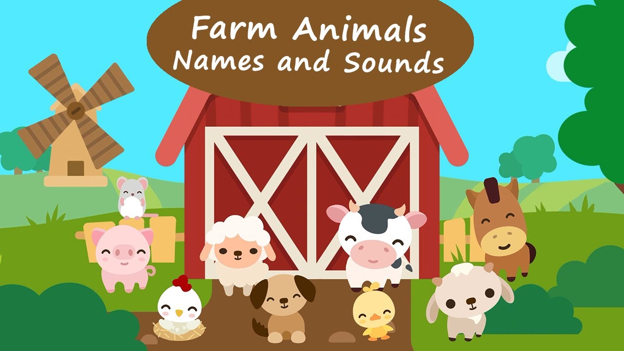 My First Animals #1 - Learn Farm Animals Names and Sounds | AmayaKids Farming Games