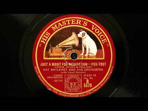 Nat Shilkret and His (Victor) Orchestra - Just a Night for Meditation (1928)