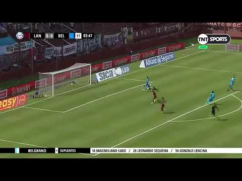 Gol de Jose Sand para marcar el 1-0 frente a Belgrano. Torneo 18/19 fecha 24