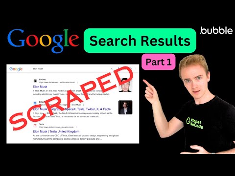 Web Scraping Google Search Results in Bubble.io - Part 1 thumbnail