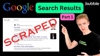 Web Scraping Google Search Results in Bubble.io - Part 1 thumbnail