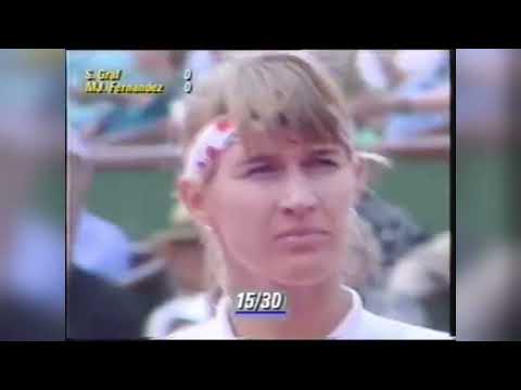 1993 French Open Final - Steffi Graf Vs Mary Joe Fernandez Highlights
