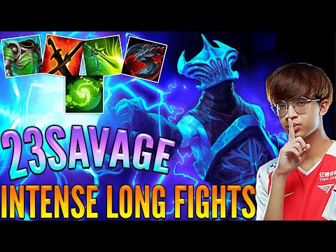 👉 23SAVAGE Great Razor Play - Intense Long Fights All The Game - Dota 2 Highlights