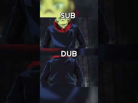 jujutsu kaisen dub vs sub