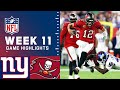 Giants vs. Buccaneers Week 11 Highlights | NFL 2021