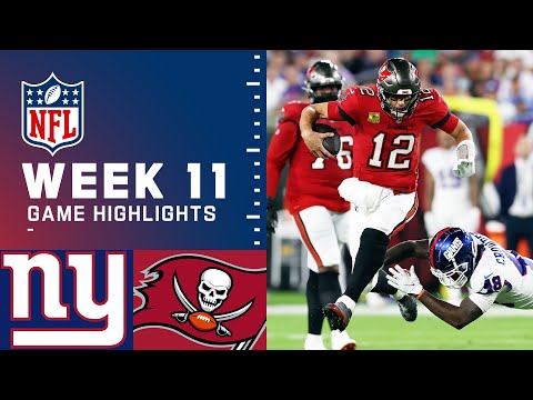 Giants vs. Buccaneers Week 11 Highlights | NFL 2021