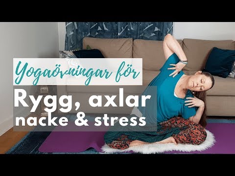 Yogaövningar för rygg, axlar, nacke & stress - 25 min