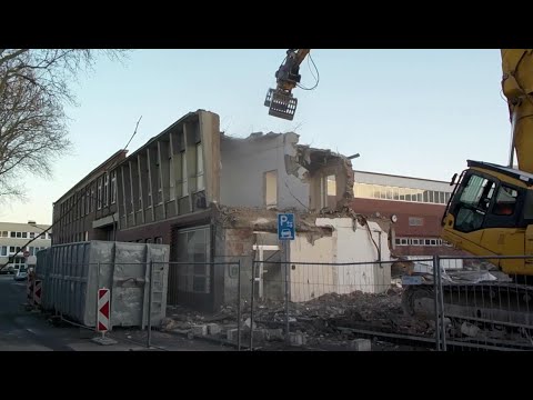 Iserlohn Pütterstraße Abriss der Hänsel Textilfabrik 05.02.2020