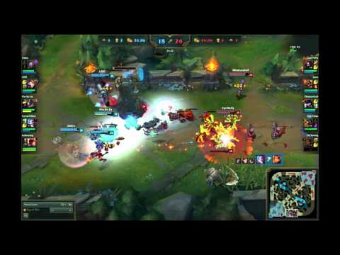 Orianna + Lee Sin 4 Man Knockup Wombo Combo