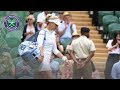 Angelique Kerber returns to Centre Court at Wimbledon 2019
