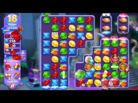Wonka's World of Candy Level 701 - NO BOOSTERS + FULL STORY 🍫 | SKILLGAMING ✔️