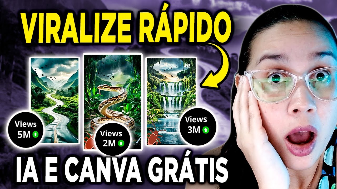 Crie Vídeos Virais Rápidos Usando IA e CANVA 100% GRÁTIS!