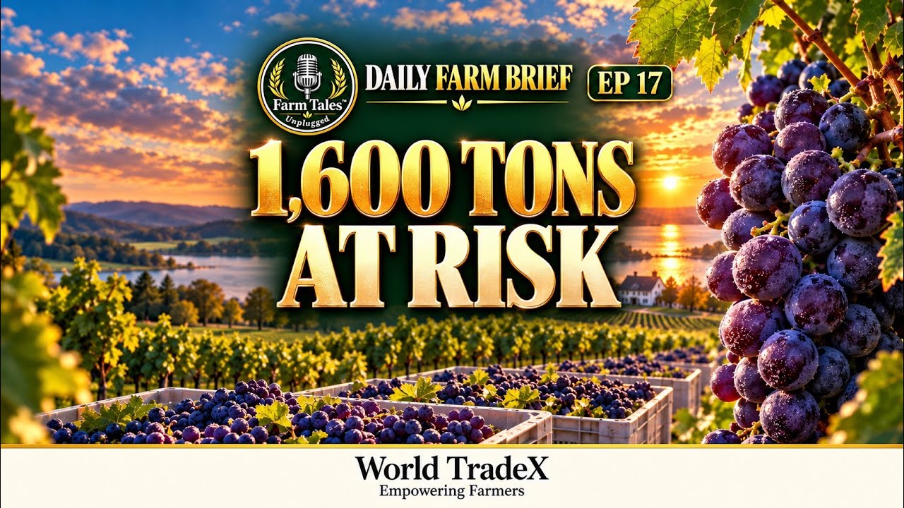 Invasive Texas Crop Pest, 1,600 Tons of Grapes at Risk & Solar Broccoli | Daily Farm Brief