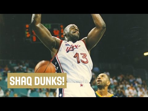 Shaq's 1996 dunks vs Australia! - Throwback Thursday