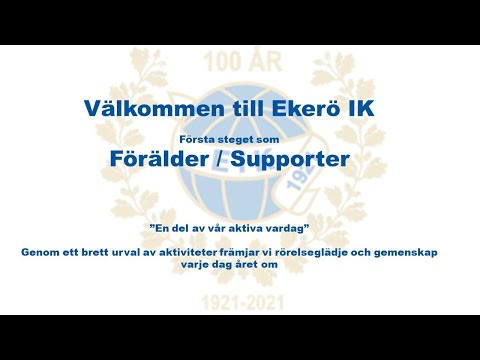 Ekerö IK Förälder och Supporter vad som förväntas