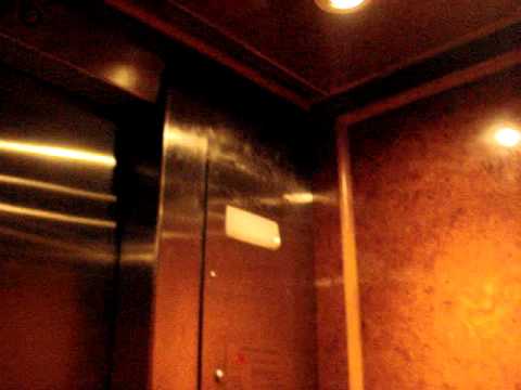 Otis Traction Elevators at Wyndham Hotel, NRG Park in Houston, TX. with elevator fart!