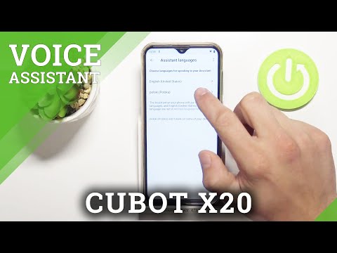 How to Pick Language of Google Assistant in Cubot X20 - Change Voice Assistant Language