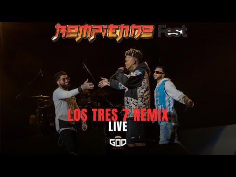 Los Tres 7 Remix Live "Rompiendo Fest" Redimi2 En Puerto Rico / CSHALOM Christian Ponce Bryan Myers