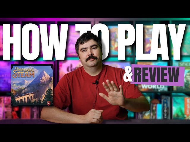 Vídeo relacionado con Capstone Games | Imperial Steam | Board Game | Base Game | 1 to 4 Players Ages 12+