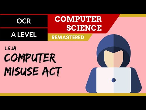 108. OCR A Level (H046-H446) SLR16 - 1.5 Computer Misuse Act