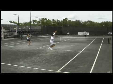Doubles strategy: High & deep return of serve