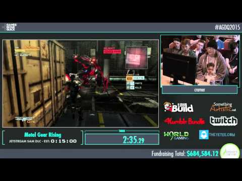 Awesome Games Done Quick 2015 - Part 159 - Metal Gear Rising by cramer