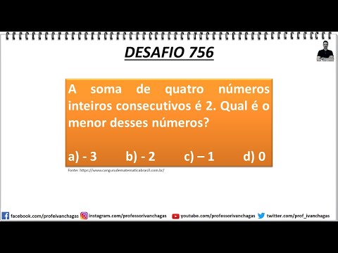 DESAFIO 756 - QUAL É O MENOR DOS NÚMEROS DA SEQUÊNCIA?