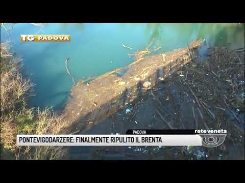 TG PADOVA (10/02/2018) - PONTEVIGODARZERE: FINALMENTE RIPULITO IL BRENTA
