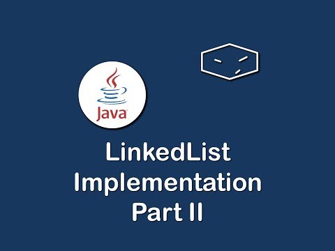linkedlist implementation in java part II