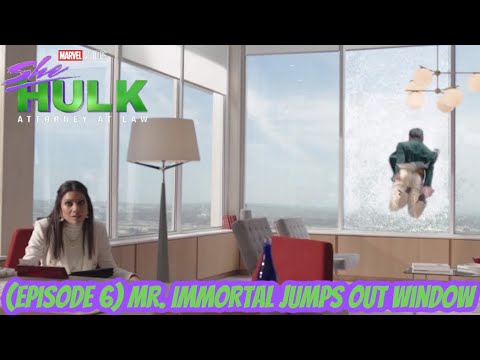 She-Hulk Episode 6 Mr. Immortal Jump Out Window